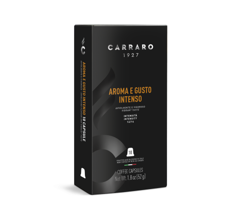 Cafea - Capsule de Cafea Aroma E Gusto Intenso Premium (Nespresso compatibile)- 10 caps.
