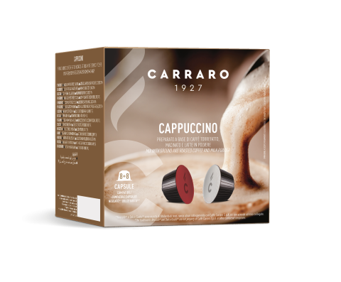 Cafea - Capsule de cafea cappuccino (Dulce Gusto compatibile) 8+8 caps.