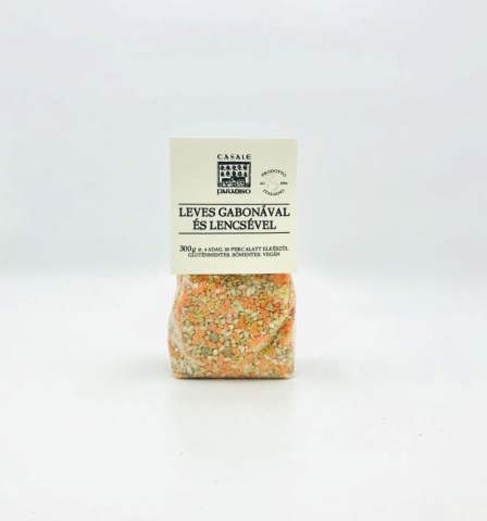 Vegan - Casale Paradiso - Supă cu cereale și linte - 300g - 4 porții