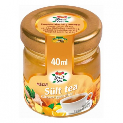 Ceaiuri naturale - Ceai copt cu miere, lămâie și ghimbir, 40 ml