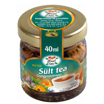 Ceaiuri naturale - Ceai copt cu miere și plante medicinale, 40 ml