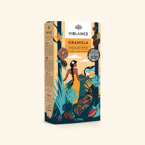 Granola - Granola cu Ciocolată și Cafea fără gluten, 275g