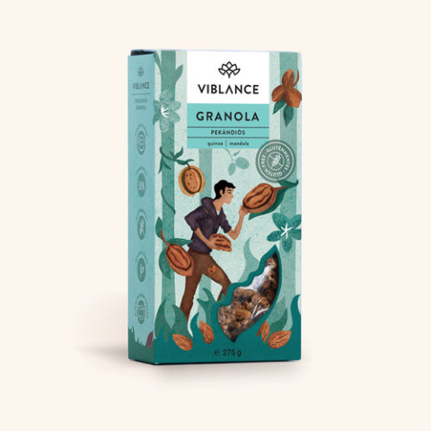 Granola - Granola cu Nuci Pecan fără gluten, 275g