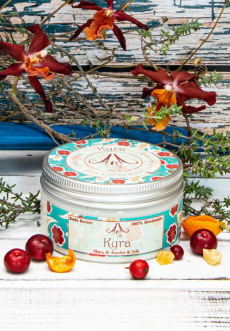 Unt de corp natural - Kyra  - Unt de corp cu Shea și Jojoba (fructe exotice)