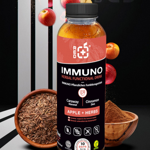 RedPower Immuno băutură funcțională cu plante – 500 ml [1]