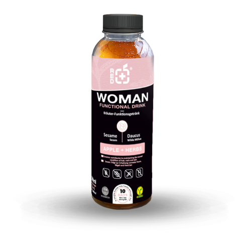 Băuturi vegetale - RedPower Woman, băutură funcțională din plante – 500 ml