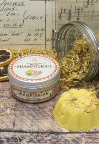 Sampon Solid - Șampon Solid cu Gălbenele și ulei esențial de grapefruit