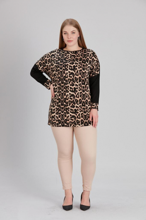 Bluza Dama cu Model Leopard, Marimea L [2]