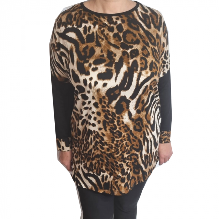 Bluza Dama cu Model Leopard, Marimea L [3]