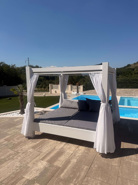Baldachin alb 200x200x200 cm [3]