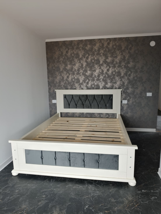 Paturi din lemn masiv tapițate [4]