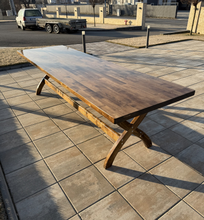 Mese - Masa de 3 metri din blat lipit (stratificat)