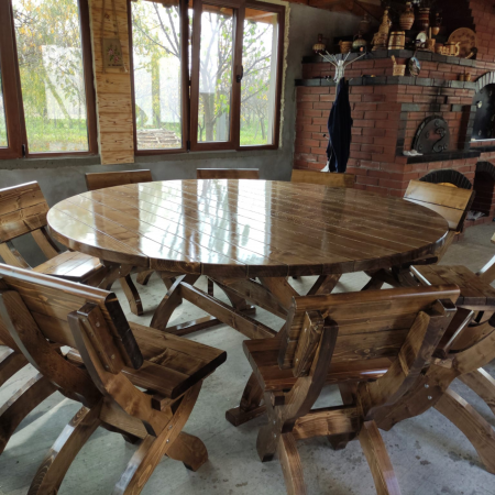 masa de terasa rotunda din lemn [1]