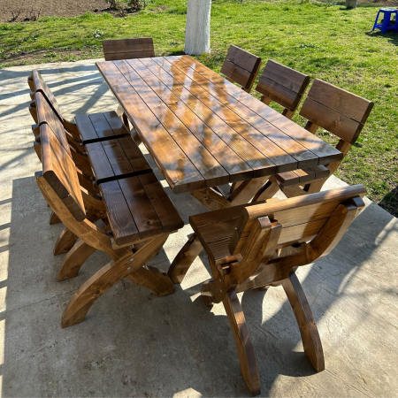 Seturi de mese - Set terasa 1,95 metri (masa+8 scaune)