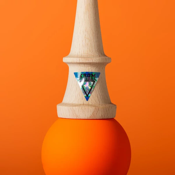 Kendama Krom POP - rubber - Portocaliu [6]