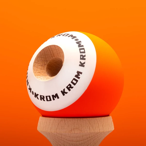 Kendama Krom POP - rubber - Portocaliu [5]