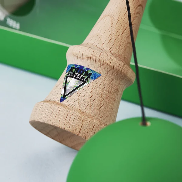 Kendama Krom POP - rubber - Verde Inchis [7]