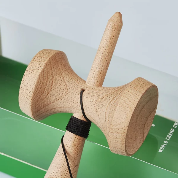 Kendama Krom POP - rubber - Verde Inchis [6]