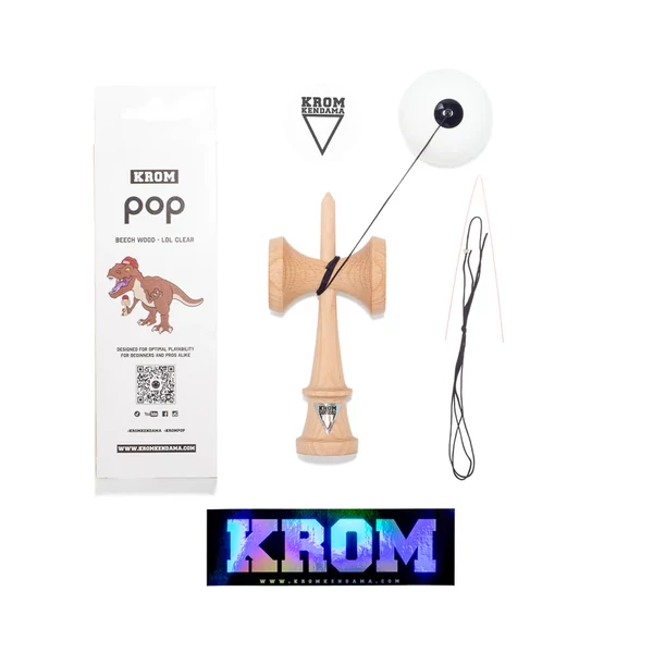 Kendama Krom POP - Sticky - Alb [7]