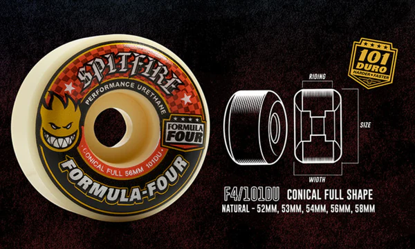 SPITFIRE FORMULA FOUR CONICAL FULL WHEELS 52 MM 101A [4]
