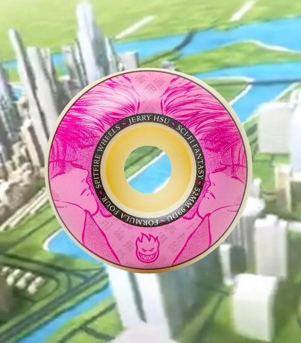 Spitfire Wheels x Sci-Fi Jerry Hsu F4 99A Classic Shape 52mm [1]