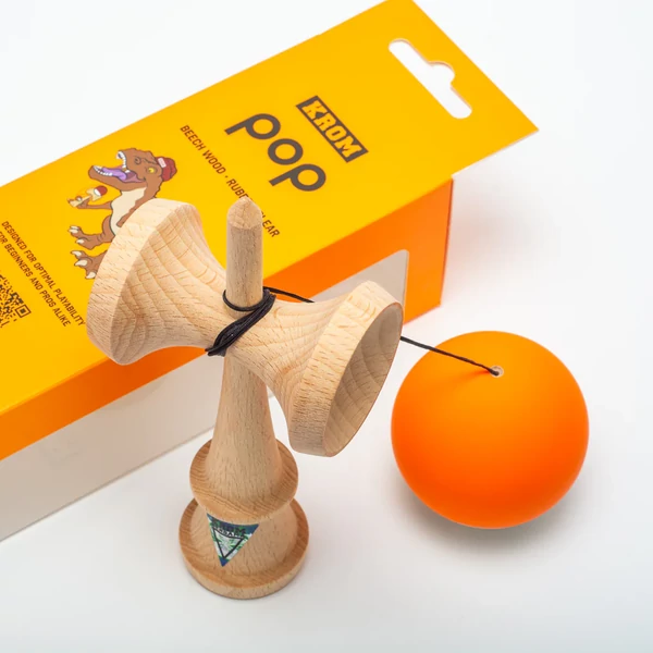 Kendama Krom POP - rubber - Portocaliu [3]
