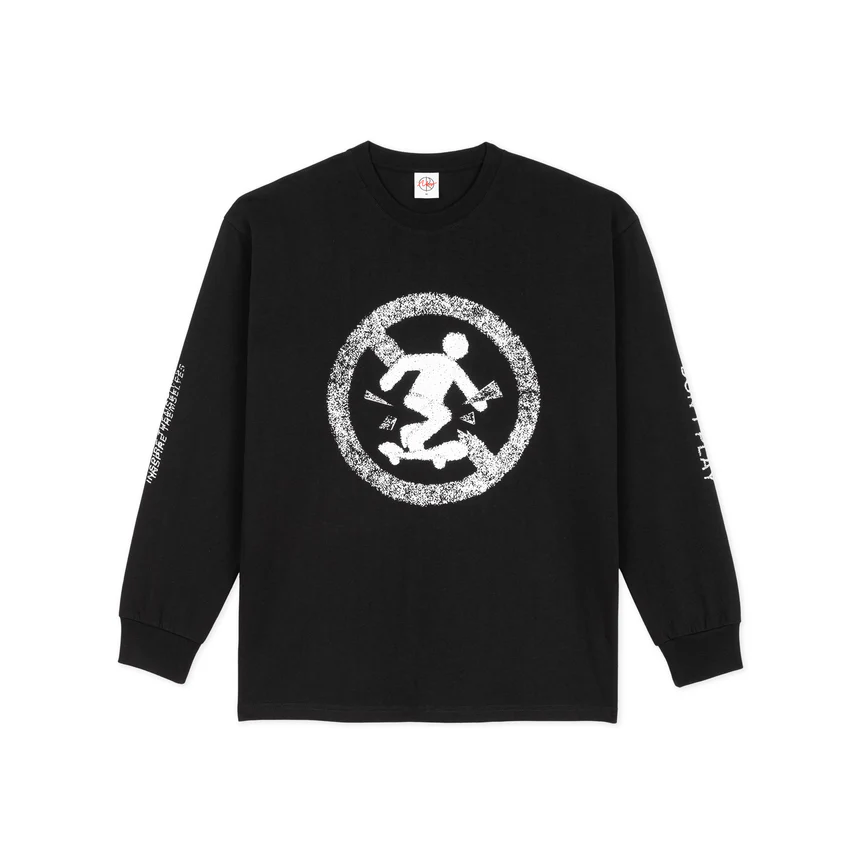 【POLAR SKATE CO】Saint Kawaii LS Tee BLACK POLAR SKATE CO SAINT KAWAII LS TEE BLACK – Olympia Skateshop