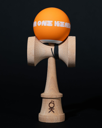 One Kendama - Seria Bold - Portocaliu - Lemn de fag - OK MAX 61