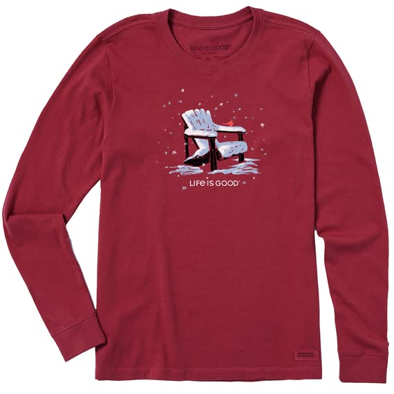 Tricou subtire pentru femei, cu maneca lunga, rosu cu scaun XXL [1]