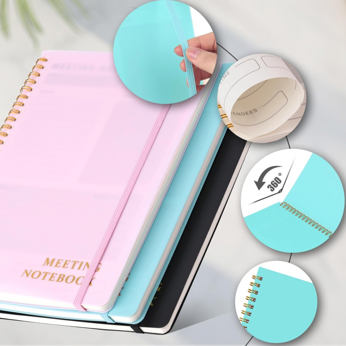 Agenda/Planificator de proiecte pentru bărbați și femei B5 17,5x25cm Blue [3]