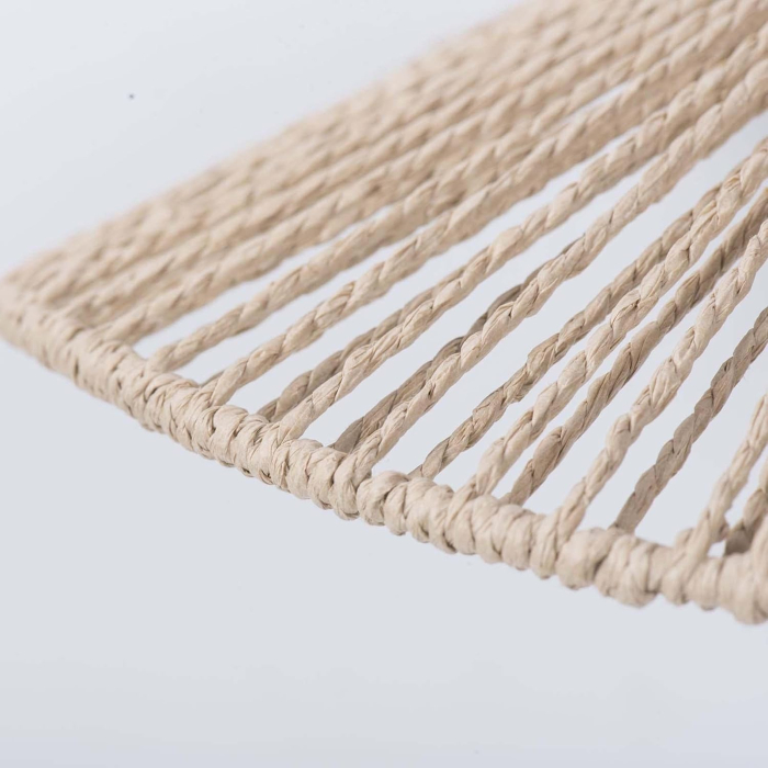 Abajur din frânghie țesut manual 30.4x29.9x5,7 cm pentru lampă de masă E27 [2]