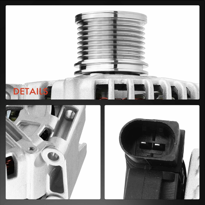 Alternator Mercedes 3.0 CDI, 12V, 220A, 8 Canale, Fulie 50 mm, OE 0131540902 [7]