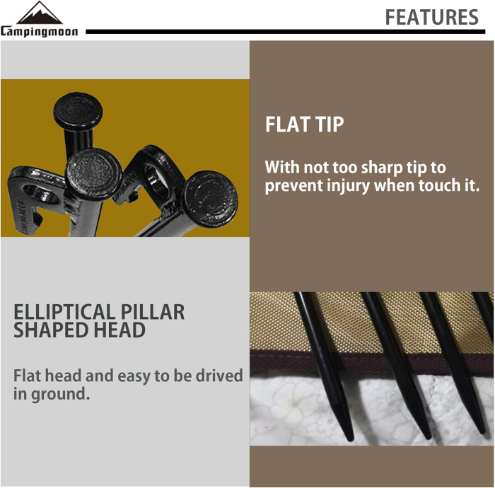 Ancore din otel carbon pentru fixare stabila, lungime 30cm, set 8 bucati [4]