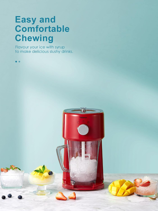 Aparat Electric Gheață Reemix, 3 Moduri, Lame Inox, pentru Slush și Gheață Mărunțită [2]