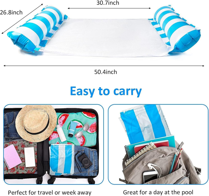 Saltele de apa golflabile cu pompa de umflat, set 2 bucati [5]