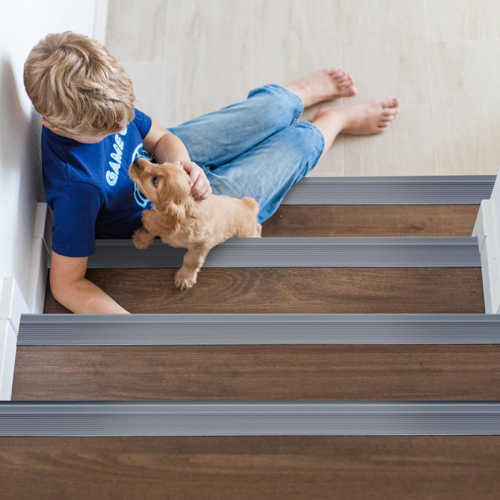 Banda siliconica autoadeziva antialunecare, gri rola 10M [6]