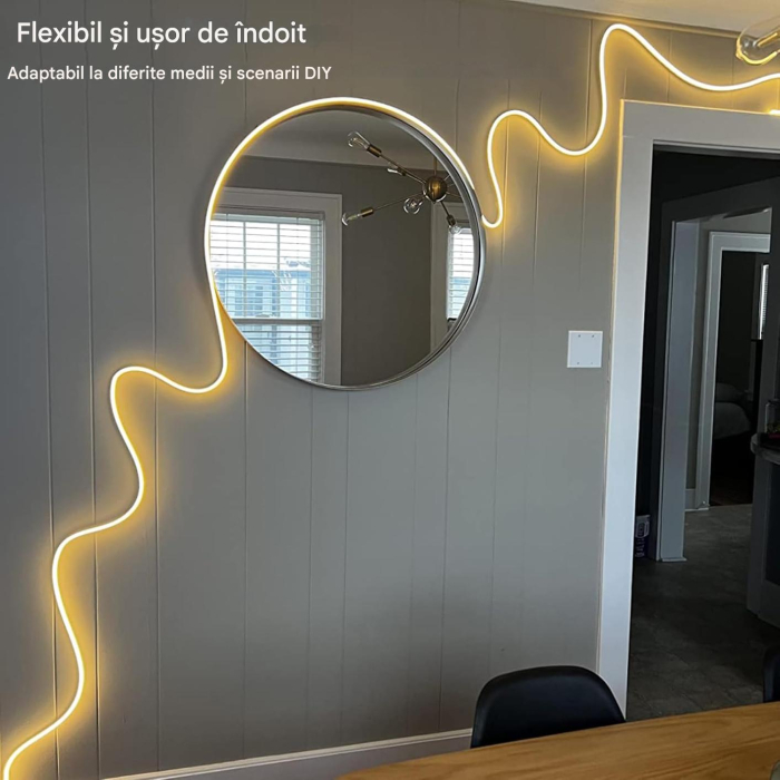 Kit de Lumină reglabila pentru Oglindă 2835 LED-uri, 6000K Alb Rece, 3.36 ML [3]