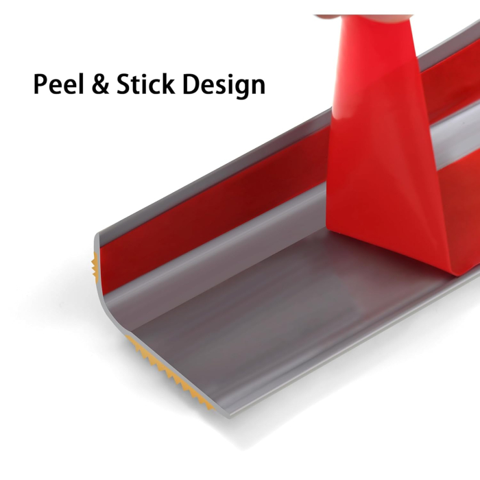 Banda siliconica autoadeziva antialunecare, NEAGRA rola 5M [4]