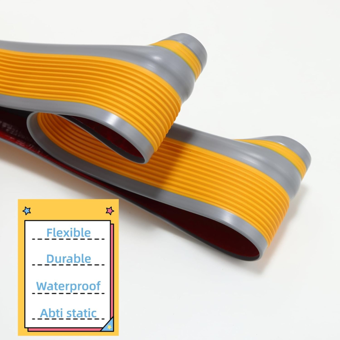 Banda siliconica autoadeziva antialunecare, NEAGRA rola 10M [5]