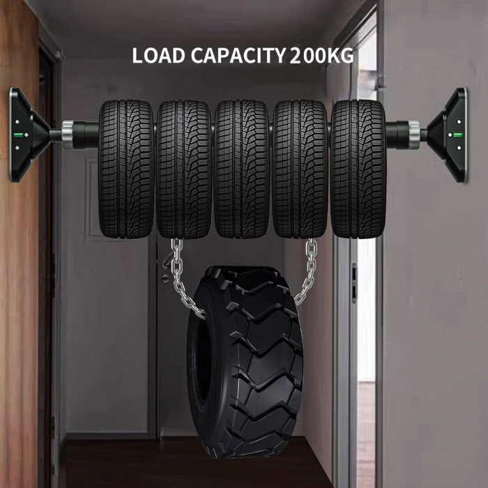 Bara extensibila captusita de 72-97 cm pentru tractiuni in tocul usii, fara gaurire, pentru 200kg [6]