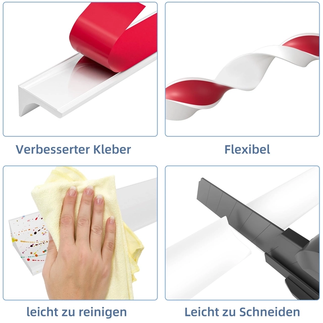 Bariera siliconica autoadeziva, garnitura in calea apei 2,5 M, transparenta [3]