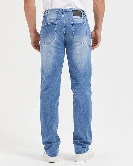 Blugi albastri, drepti pentru barbati, 4 buzunare, 38 [3]