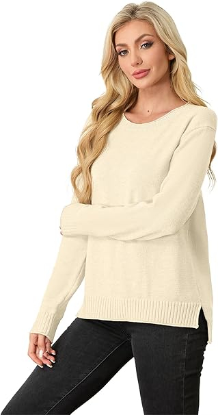 Bluza alba lejera pentru femei, cu maneci lungi, XL [4]