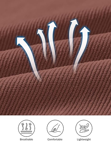 Camasa maro lejera pentru barbati, cu maneci lungi si buzunare 4XL [6]