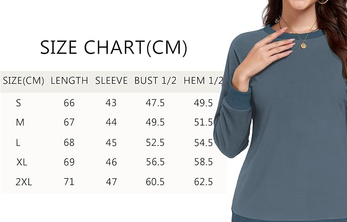 Bluza violet, lejera pentru femei, cu maneci lungi, guler rotund, 2XL [7]