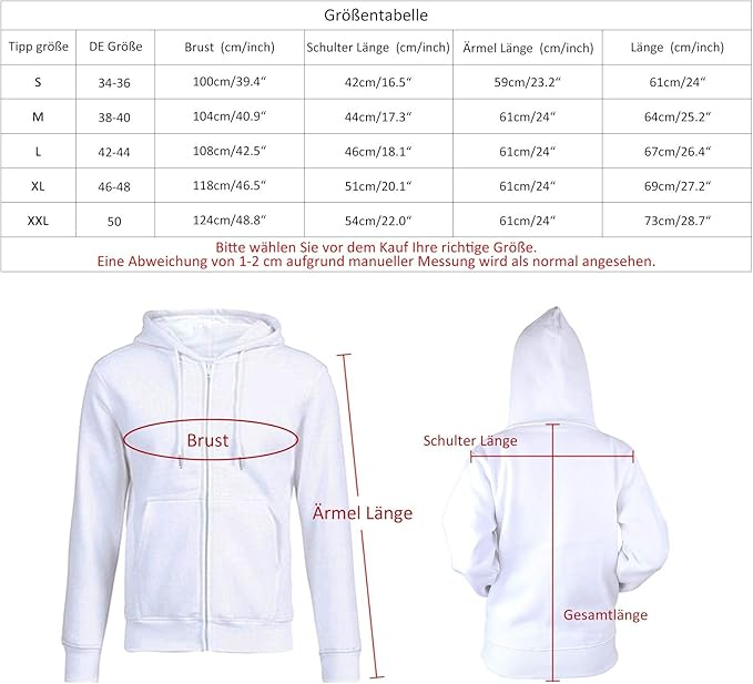 Bluza albastra lejera unisex, cu maneci lungi, hanorac cu gluga XL [4]