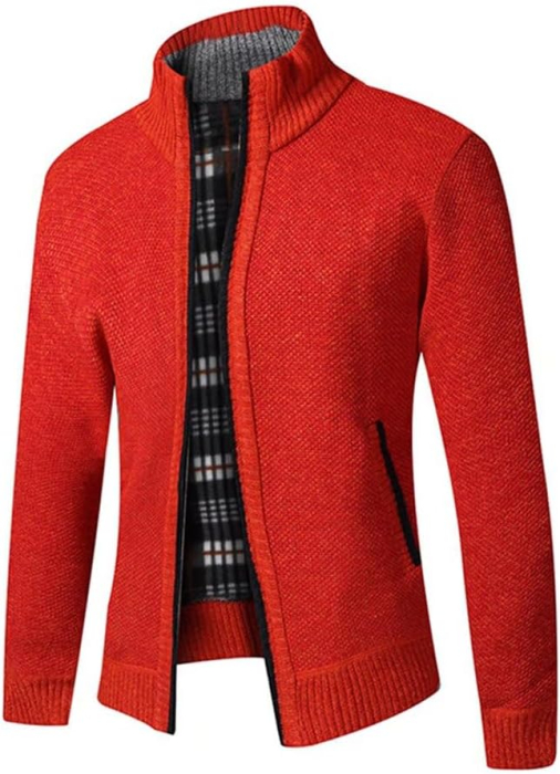 Bluza Rosie lejera pentru barbati, cu maneci lungi, hanorac cu fermoar XL [2]