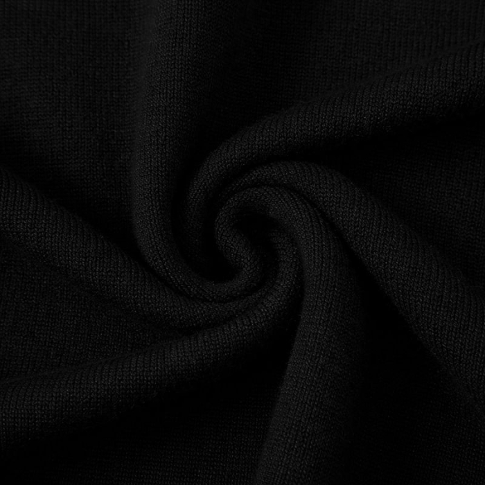 Bluza lejera pentru barbati, cu maneci lungi, pulover negru L [5]