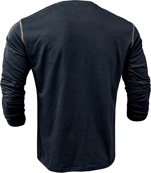 Bluza lejera pentru barbati, cu maneci lungi, pulover albastru 3XL [4]