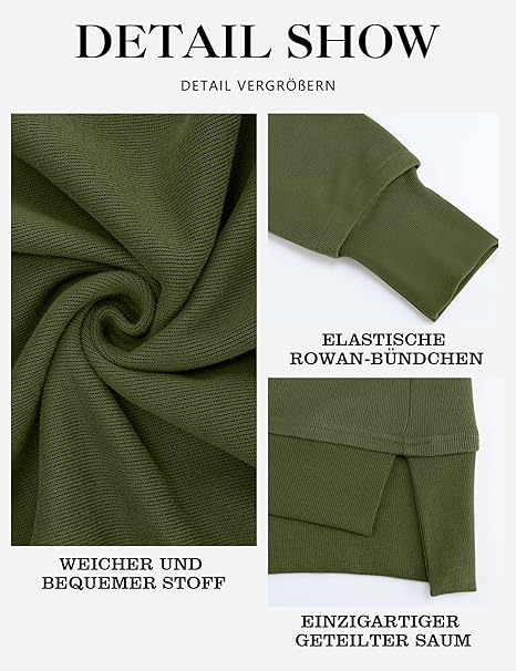 Bluza lejera pentru femei, pulover respirabil, decolteu V Verde XL [6]